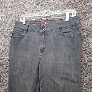 Vintage Sasson Ooh La‎ La Jeans Women 12 Black Bootcut Boogie Stretch 80s Pants